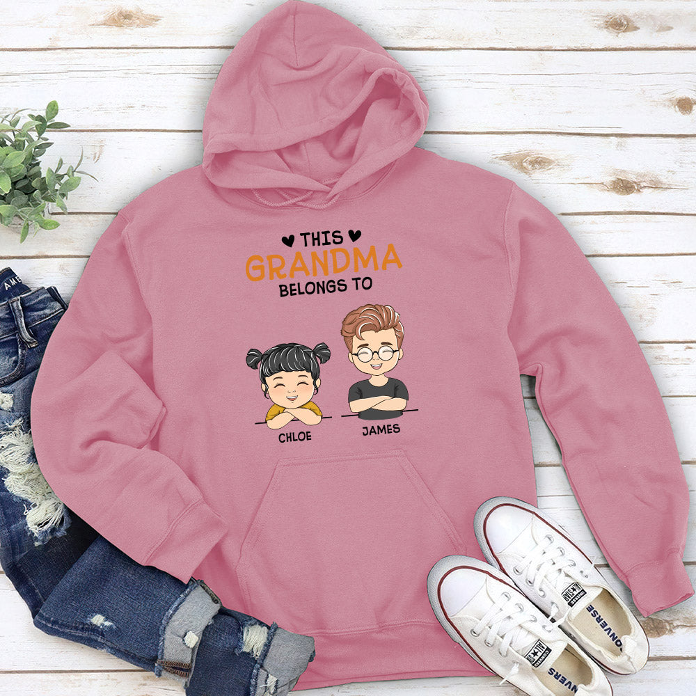 Custom Christmas & Birthday Gift for Mom, Grandma • This Nana Belongs To - Personalized Hoodie