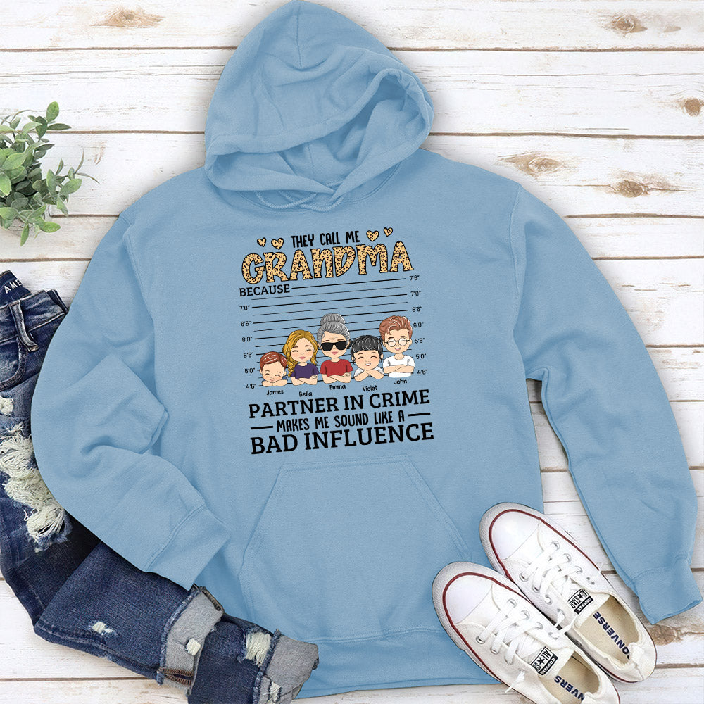 Custom Christmas & Birthday Gift for Grandma • They Call Me Grandma - Personalized Hoodie