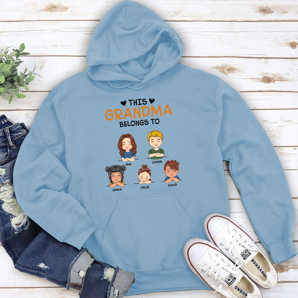 Custom Christmas & Birthday Gift for Mom, Grandma • This Nana Belongs To - Personalized Hoodie