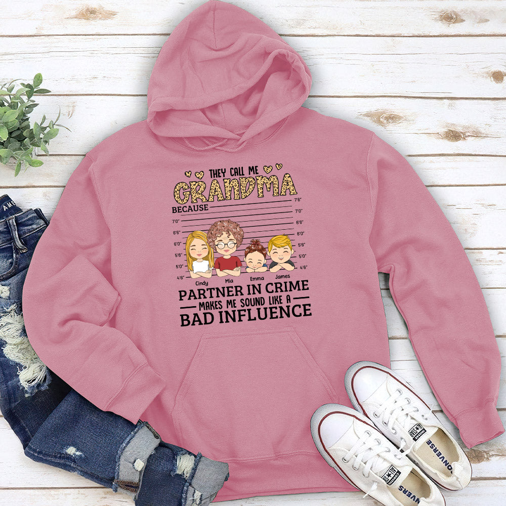 Custom Christmas & Birthday Gift for Grandma • They Call Me Grandma - Personalized Hoodie