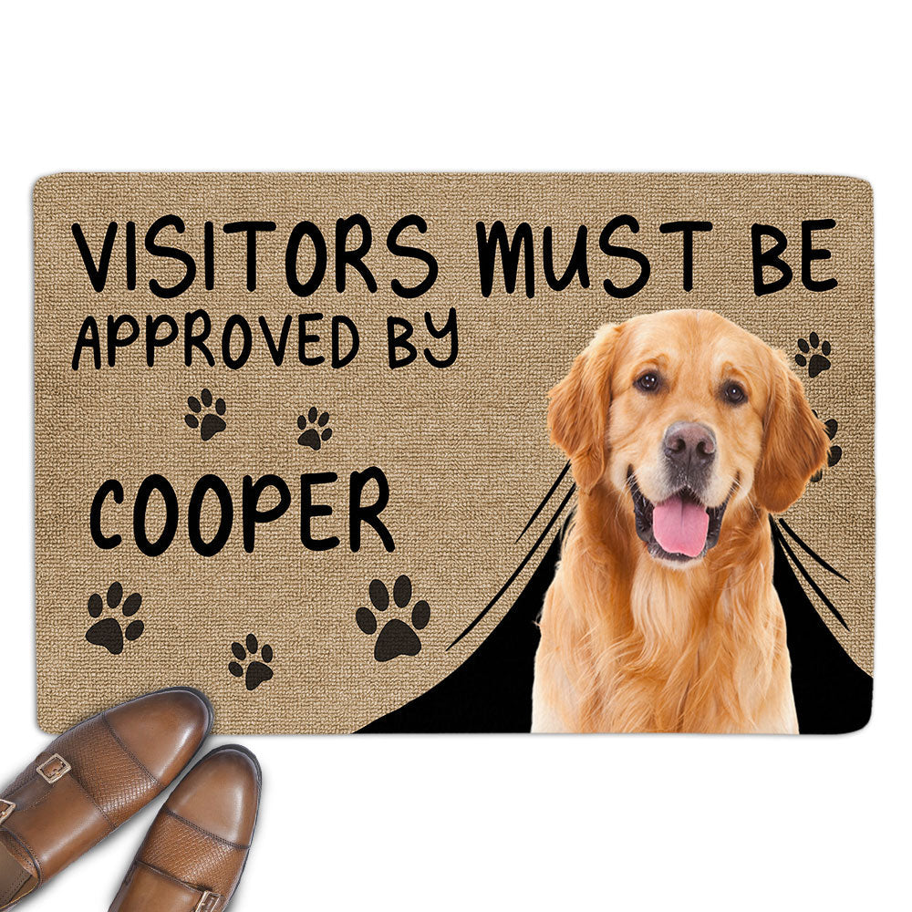 Approved By Pet Photo - Personalized Doormat