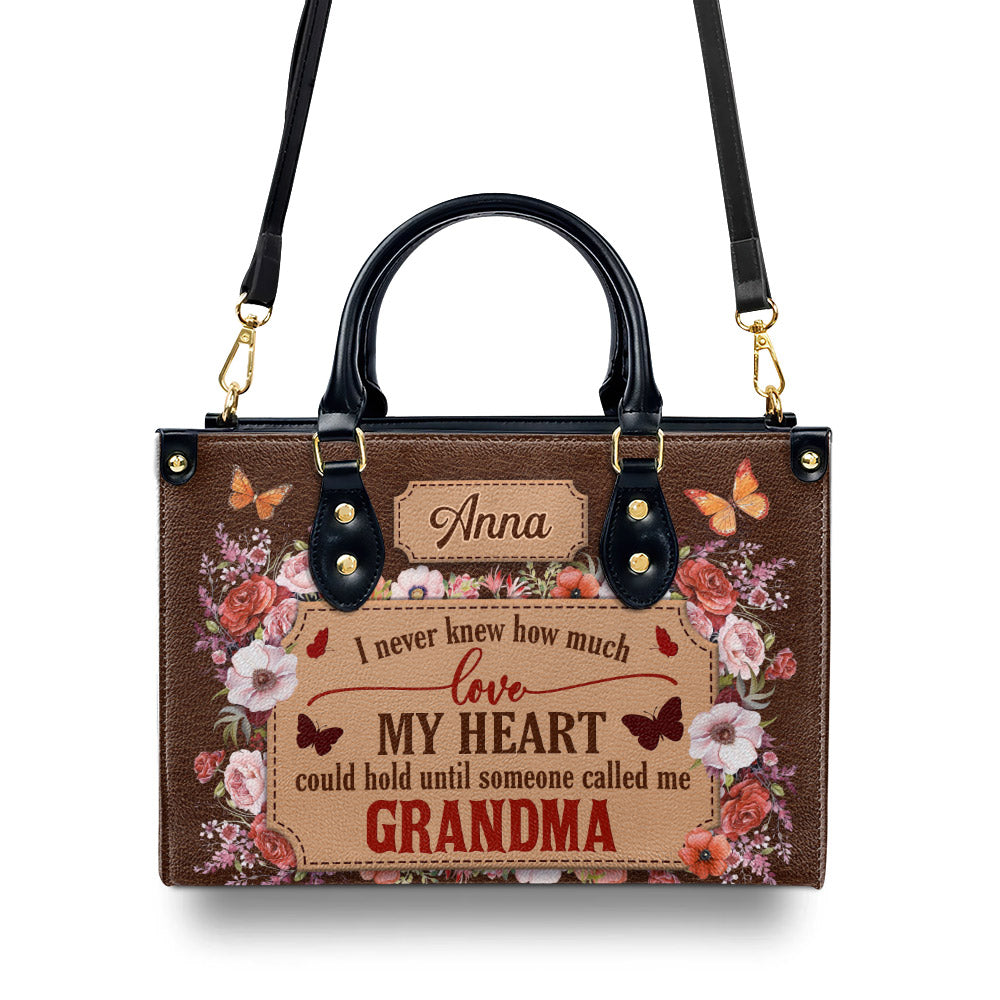 Called Me Grandma - Personalized Leather Bag