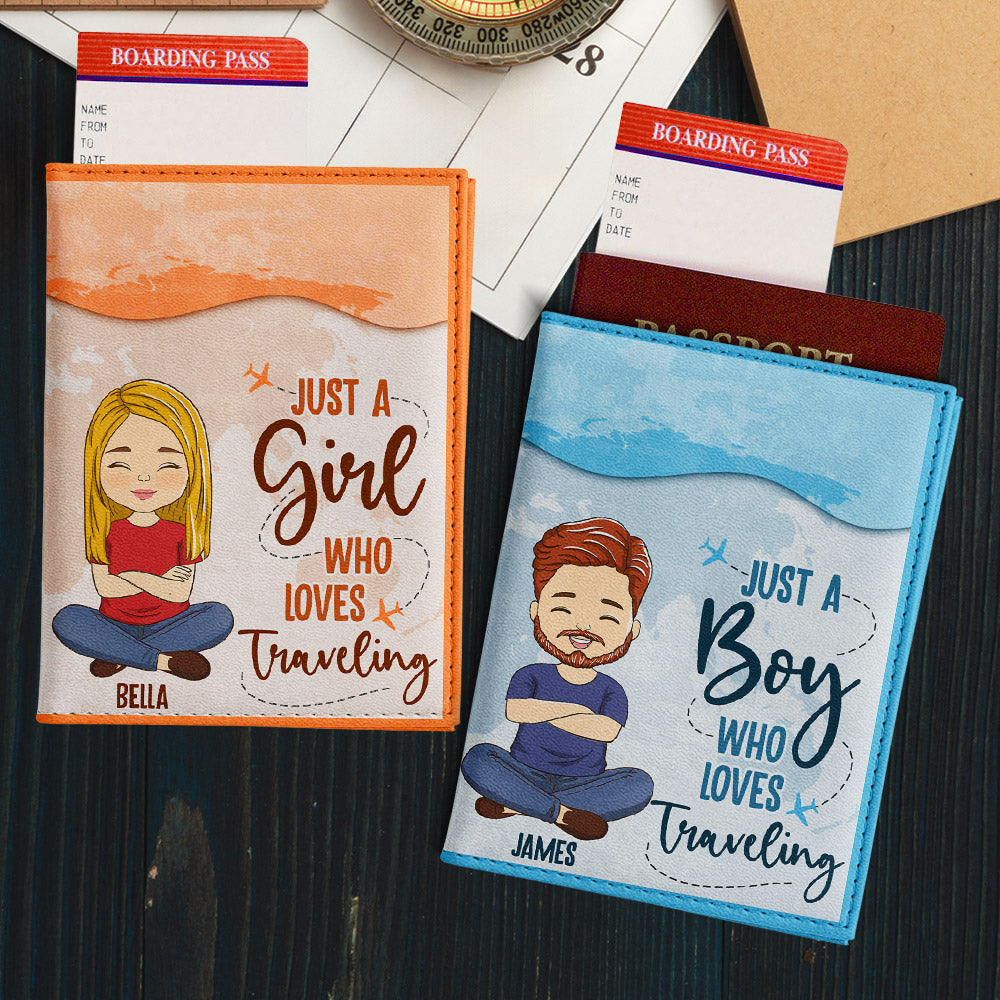 Love Traveling - Personalized Passport Cover