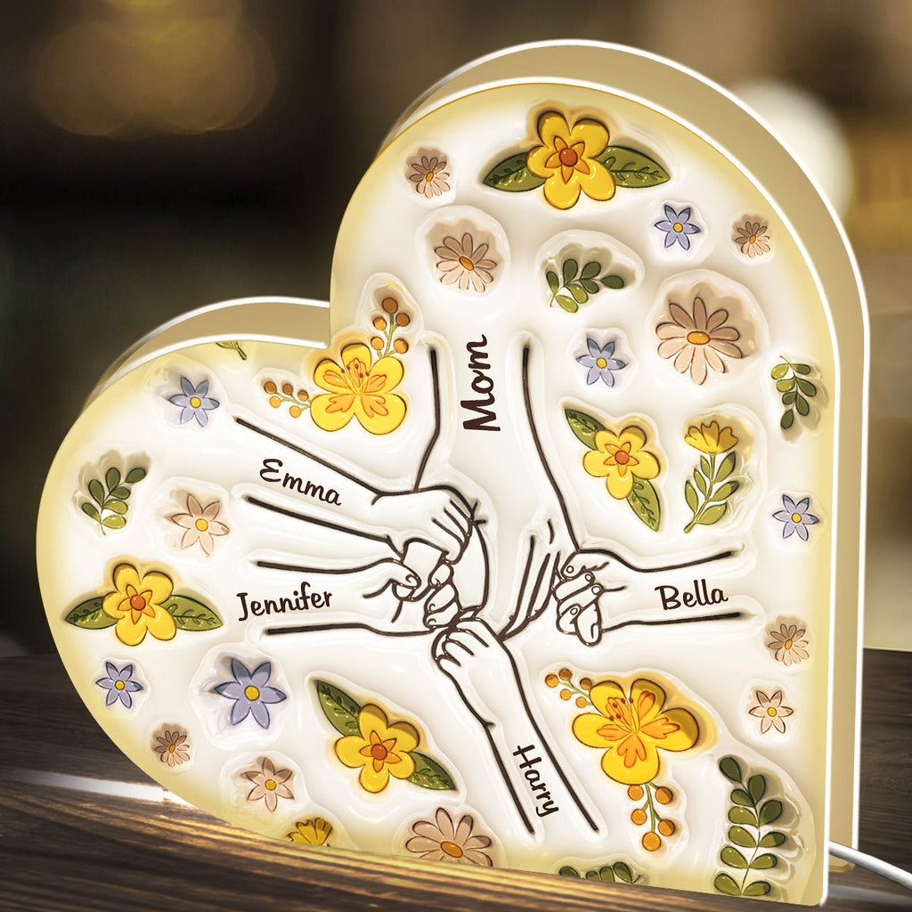 Holding Hands - Personalized Light Box
