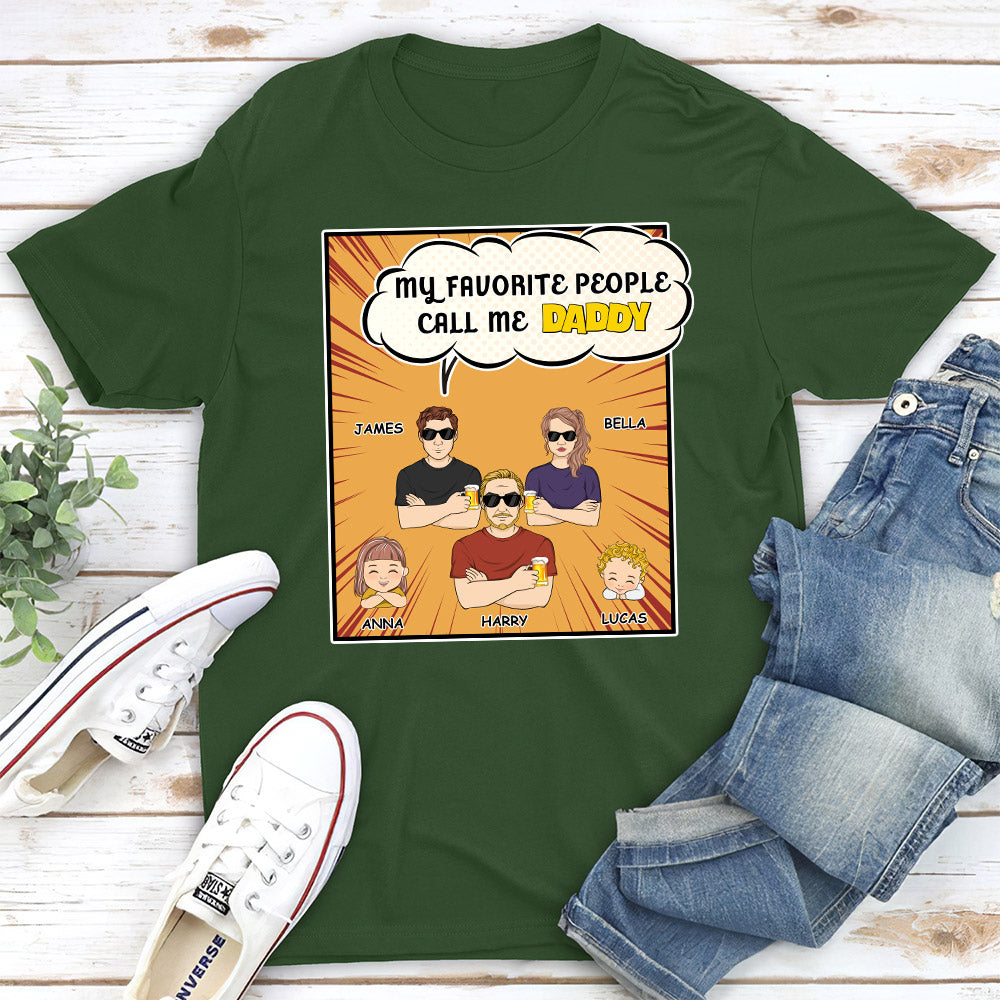 Custom Christmas & Birthday Gift for Dad, Grandpa • This Is What An Amazing Daddy Looks Like - Personalized Shirt