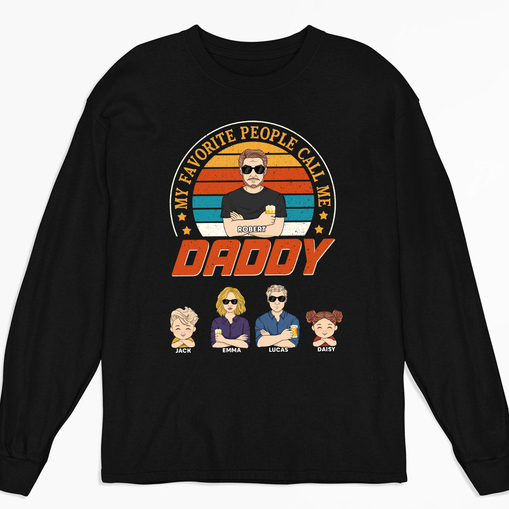Custom Christmas & Birthday Gift for Dad, Grandpa • Call Me Daddy - Personalized Shirt