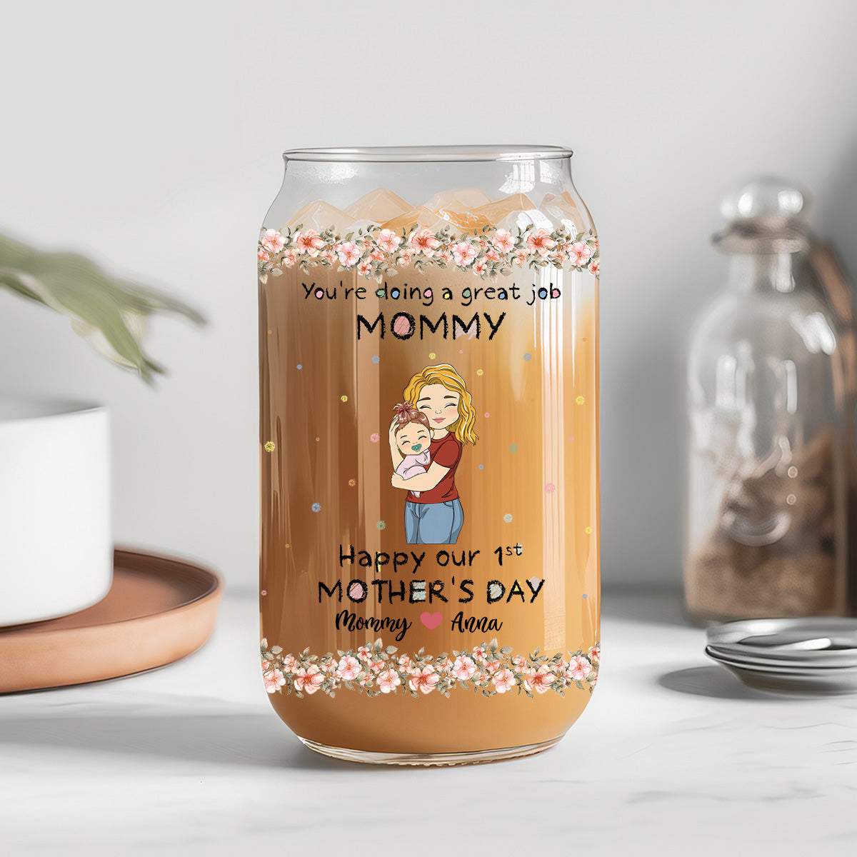 You Are Doing A Great Job - Personalized Glass Can