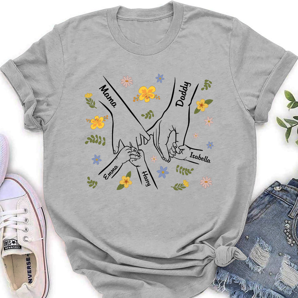 Custom Christmas & Birthday Keepsake Gift • A Family Is A Round Of Love - Personalized Shirt