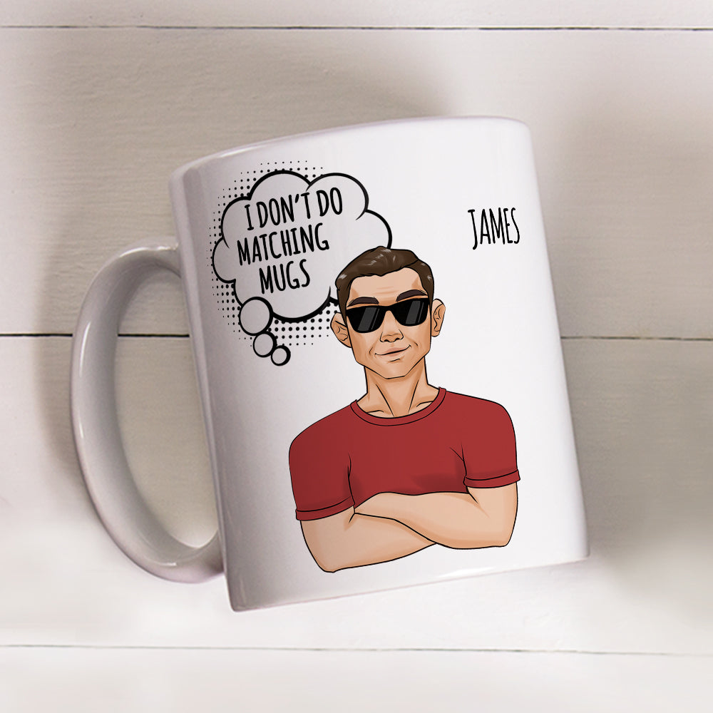 Custom Anniversary Keepsake Gifts For Couple • Matching Mugs - Personalized Coffee Mug