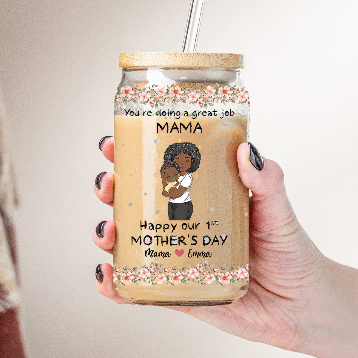 You Are Doing A Great Job - Personalized Glass Can