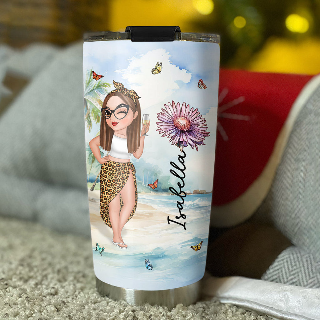 Summer Time - Personalized Tumbler