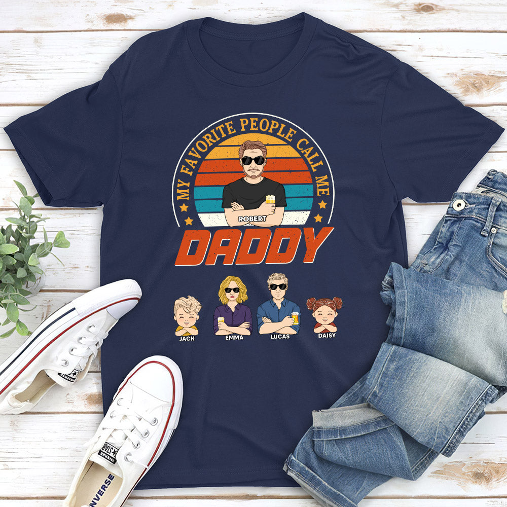 Custom Christmas & Birthday Gift for Dad, Grandpa • Call Me Daddy - Personalized Shirt