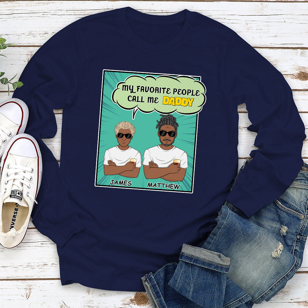 Custom Christmas & Birthday Gift for Dad, Grandpa • This Is What An Amazing Daddy Looks Like - Personalized Shirt