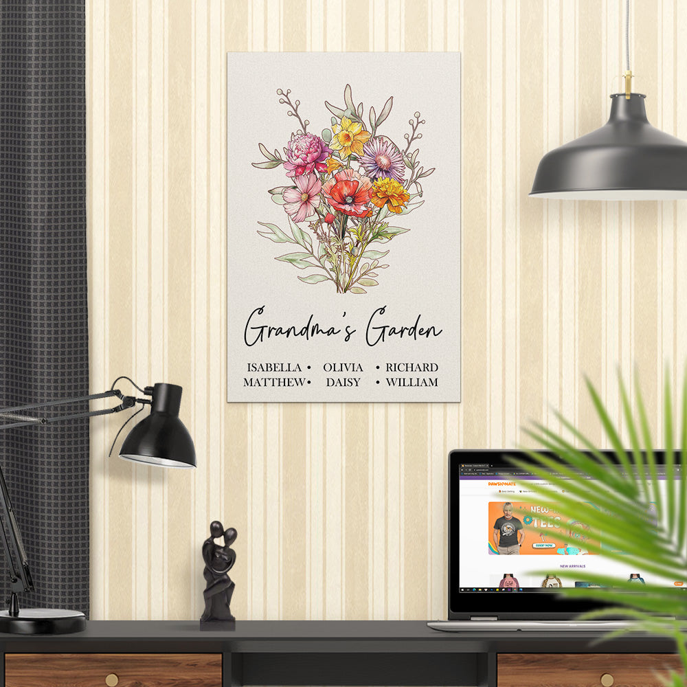 Blooming Stories Of Generations - Personalized Poster
