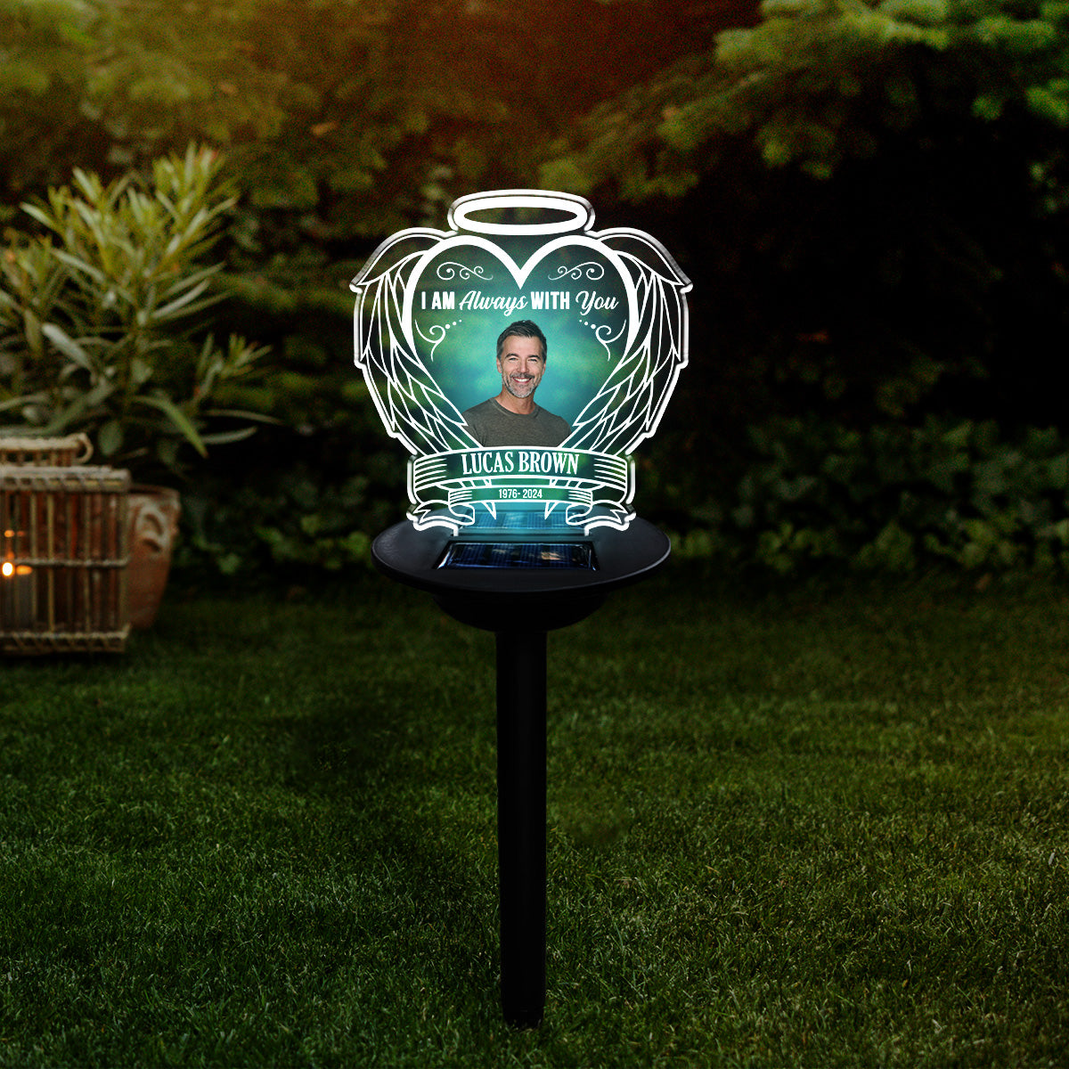 Always On Our Minds - Personalized Solar Light