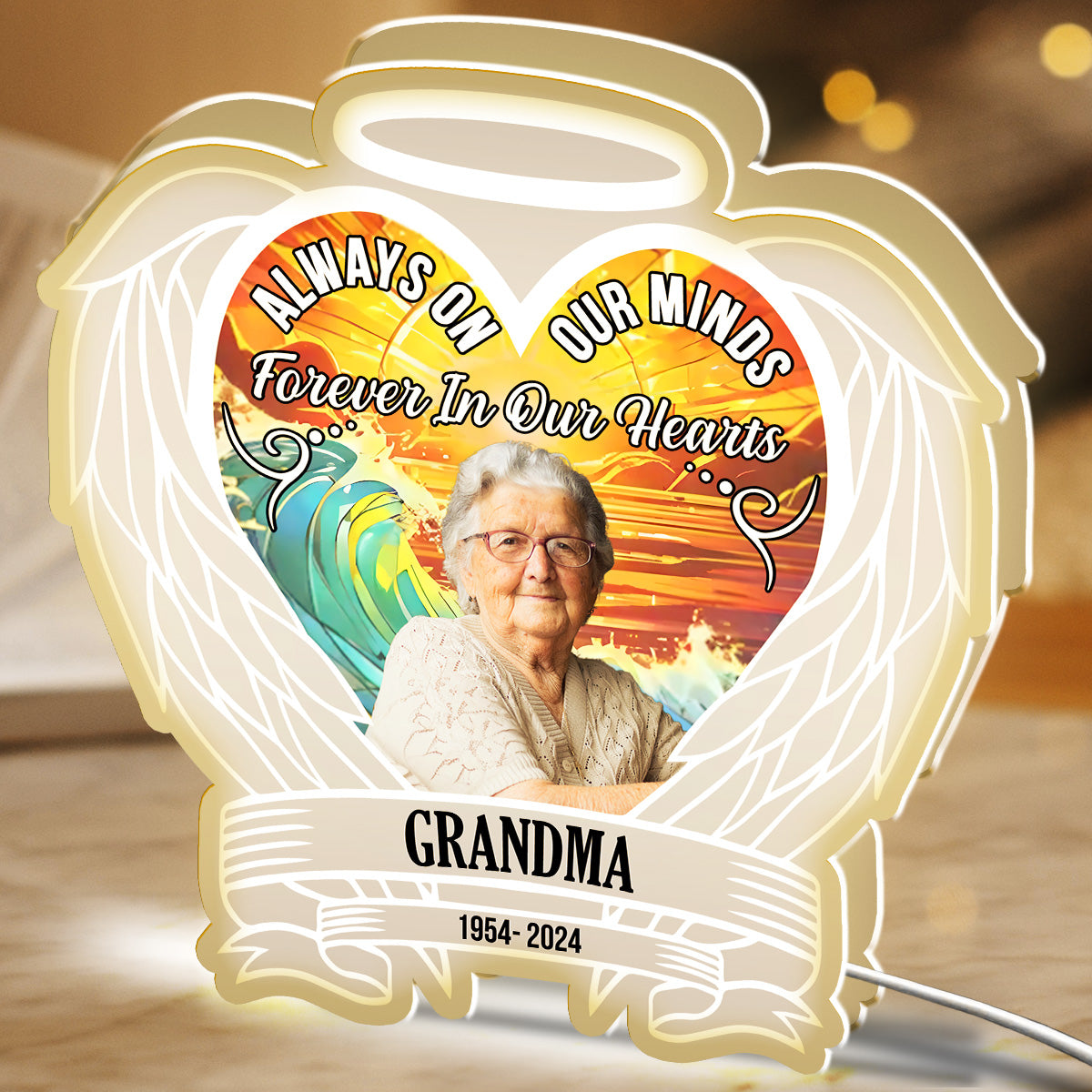 Photo Always On Our Minds - Personalized Light Box