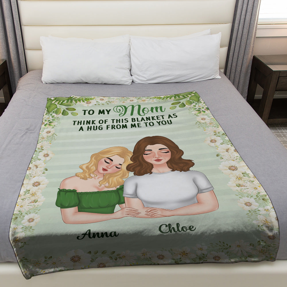 A Hug From Us - Personalized Fleece Blanket