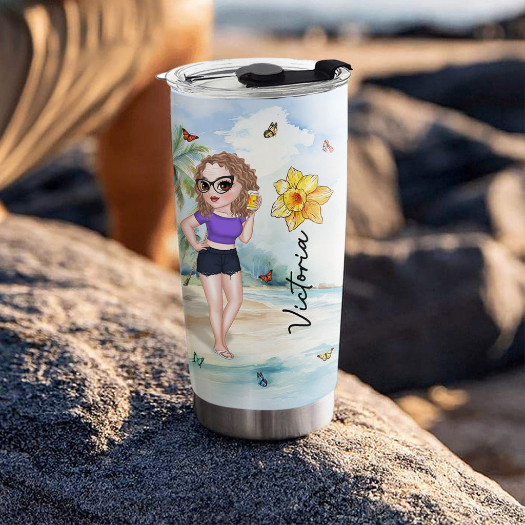Summer Time - Personalized Tumbler