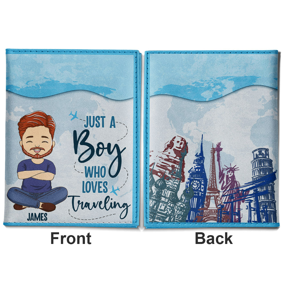 Love Traveling - Personalized Passport Cover