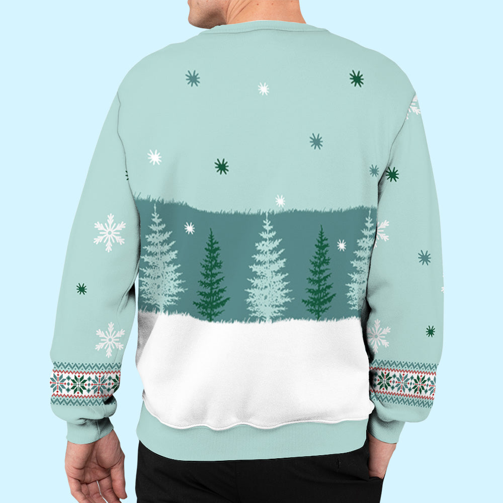 Custom Family Christmas Sweatshirt, Gift for Family Members • We Make A Family - Personalized All-Over-Print Sweatshirt