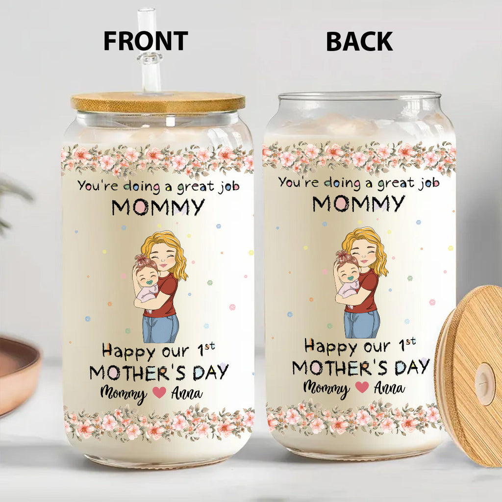 You Are Doing A Great Job - Personalized Glass Can
