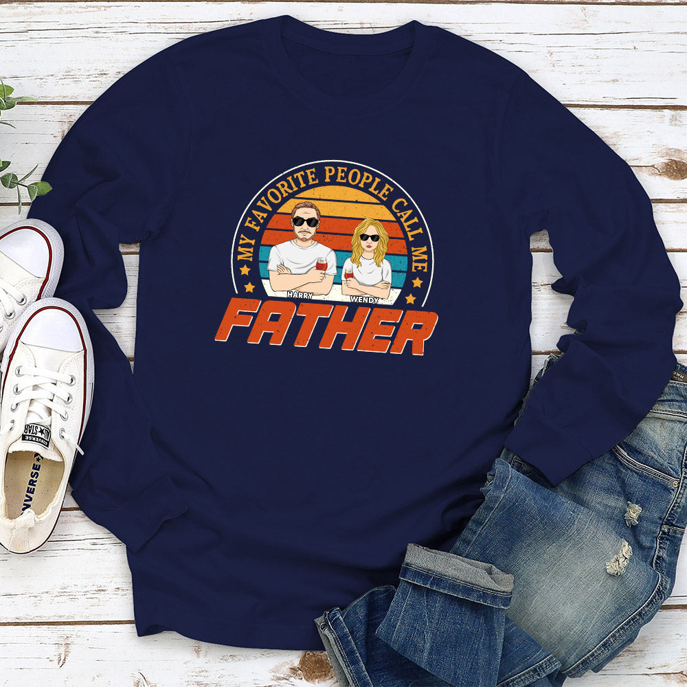 Custom Christmas & Birthday Gift for Dad, Grandpa • Call Me Daddy - Personalized Shirt