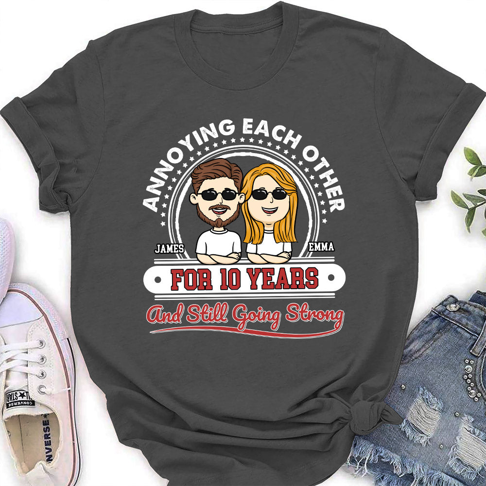 Custom Christmas Anniversary Keepsake Gifts For Wife • Annoying You - Personalized Women's T-shirt