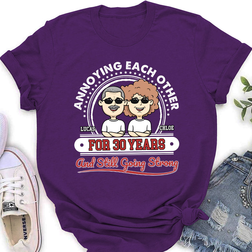 Custom Christmas Anniversary Keepsake Gifts For Wife • Annoying You - Personalized Women's T-shirt