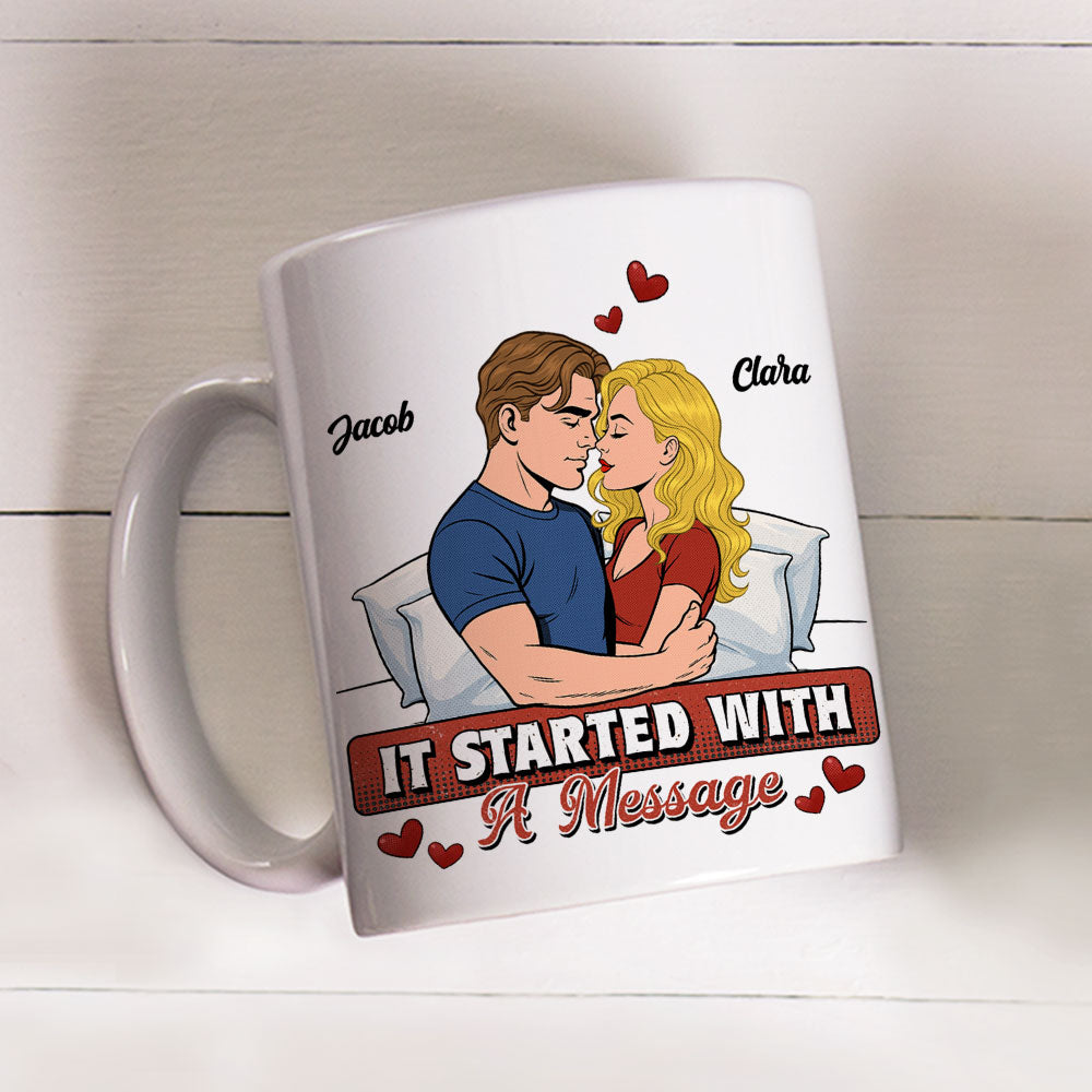 Custom Anniversary Keepsake Gifts For Couple • Where It Started - Personalized Coffee Mug