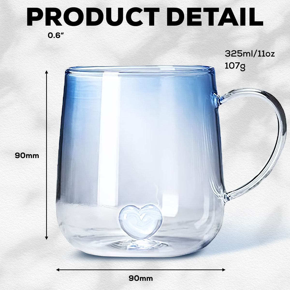 Custom Name & Birth Flower Birthday, Christmas Gift for Best Friend • You Are The Most Beautiful Flower - Personalized Blue Gradient Glass Mug