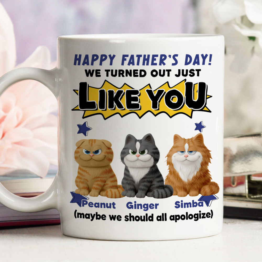 Custom Christmas & Birthday Keepsake Gift • Turned Out Like You - Personalized Coffee Mug
