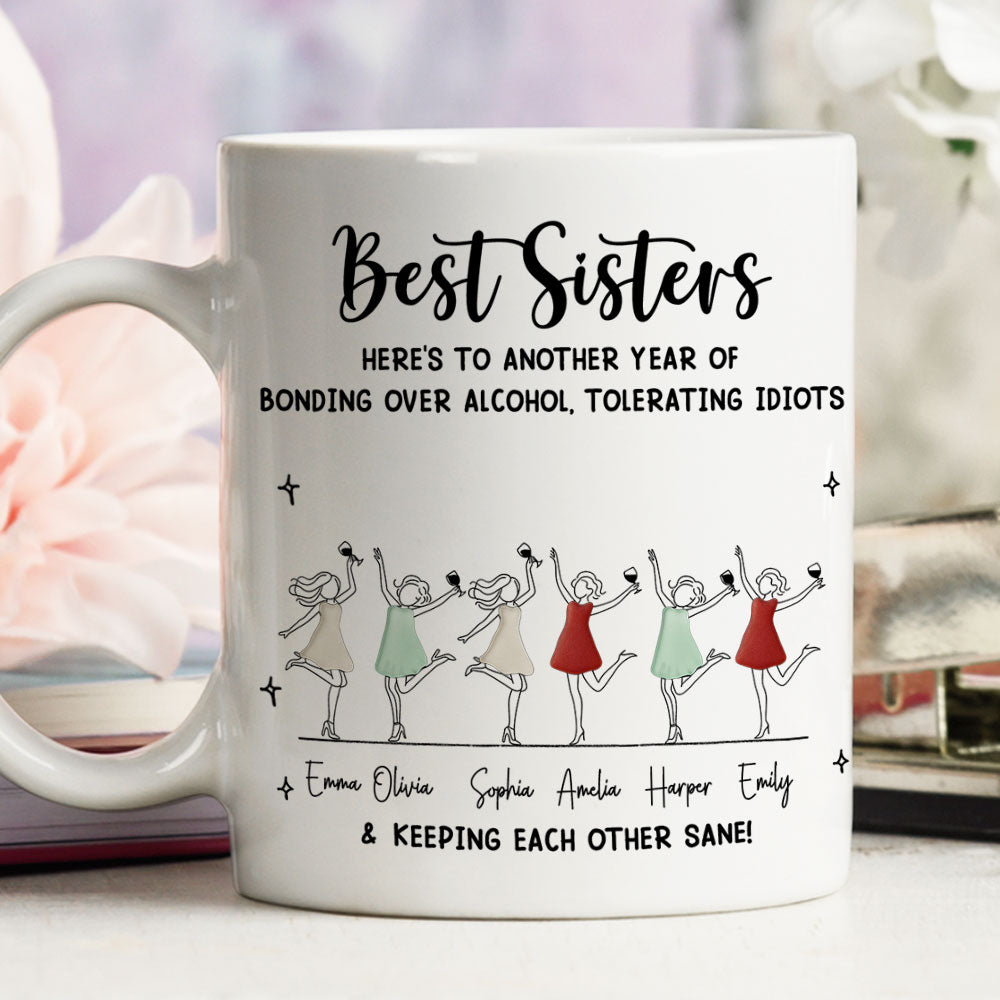 Custom Best Friend, Christmas & Birthday Friendship Keepsake Gift • Until We Are Old - Personalized Coffee Mug