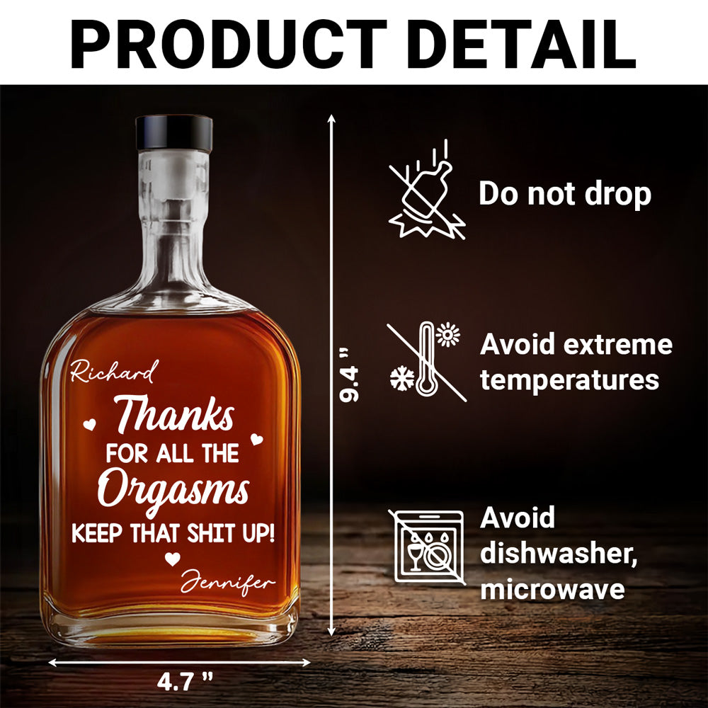Keep It Up - Personalized Spirits Decanter