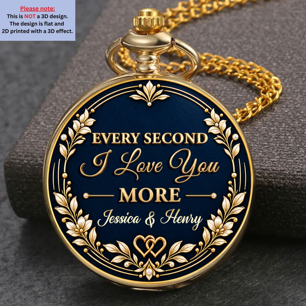 Life Together - Personalized Print Pocket Watch