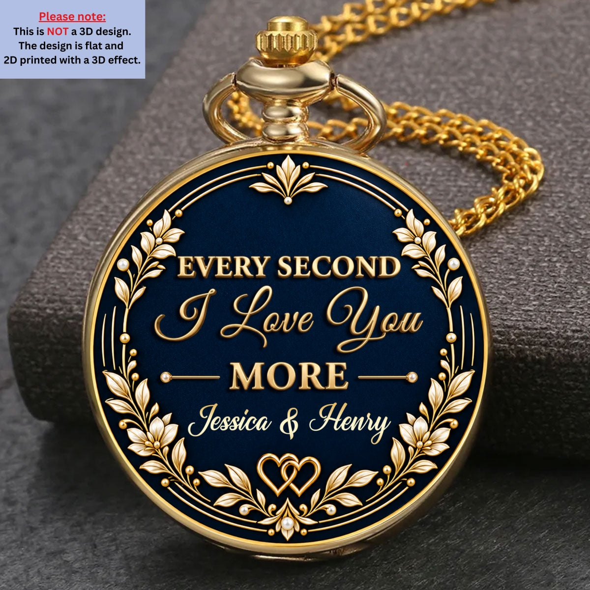 Life Together - Personalized Print Pocket Watch