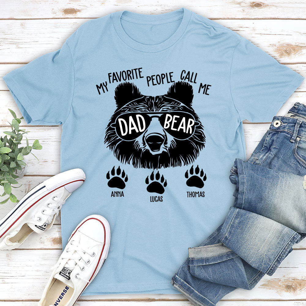 Custom Father's Day, Special Gift for Dad & Grandpa • They Call Me Papa - Personalized Shirt
