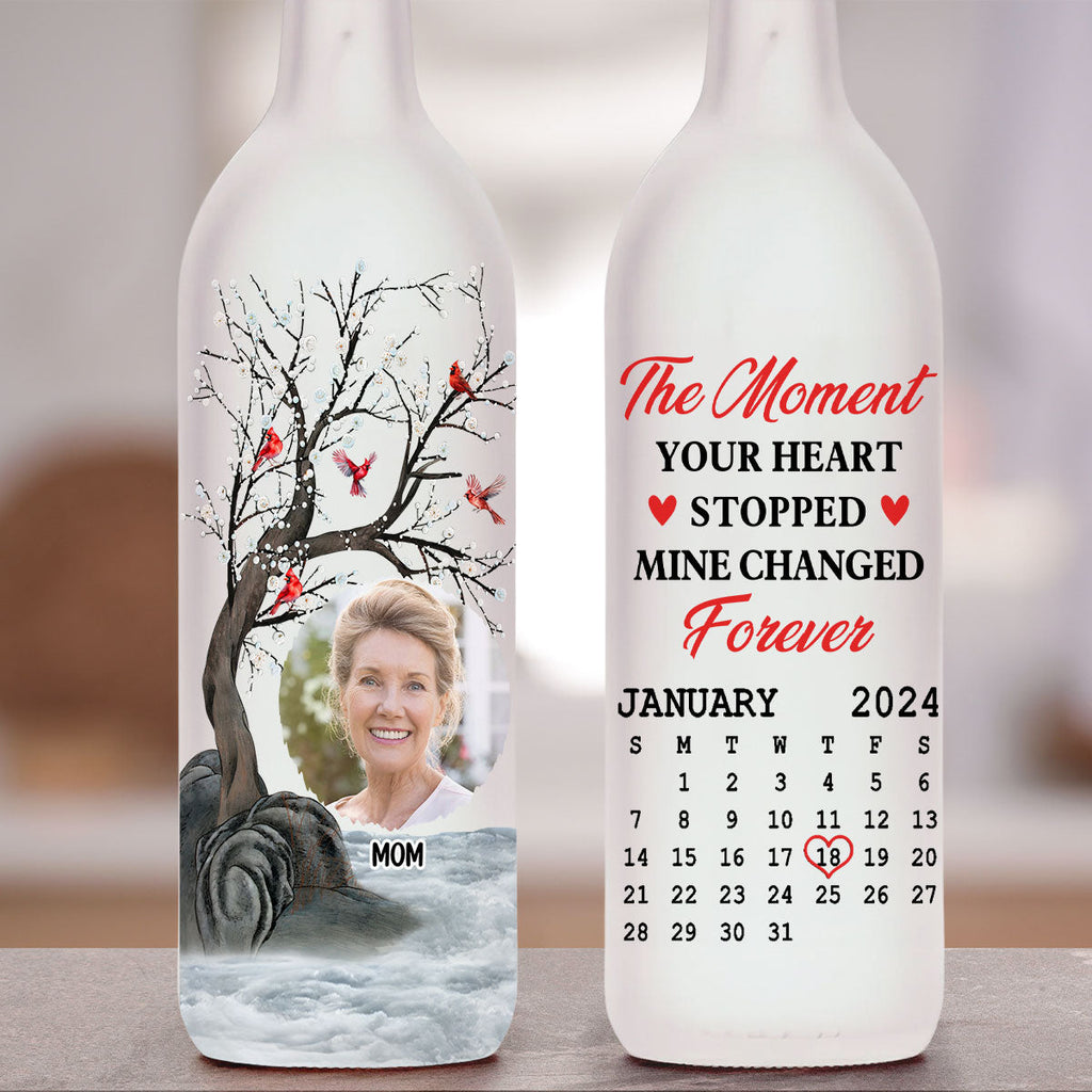 Forever In My Heart - Personalized Bottle Lamp