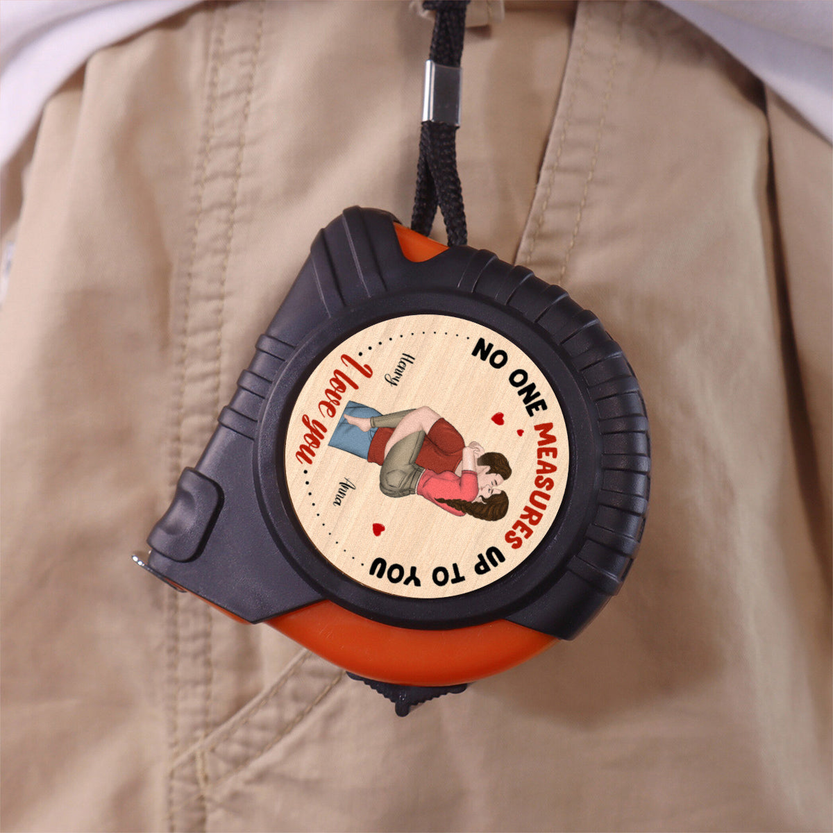 Measure Up To You Man - Personalized Tape Measure