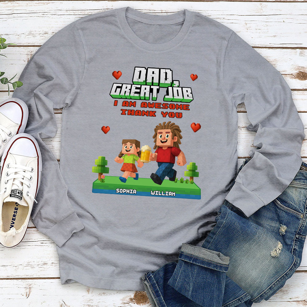 Custom Father's Day, Special Gift for Dad & Grandpa • Awesome Daddy Of Us - Personalized Shirt