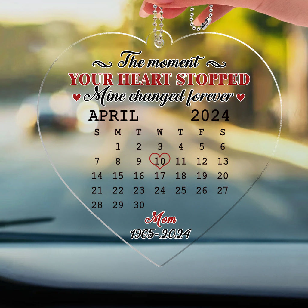 The Moment - Personalized Car Ornament