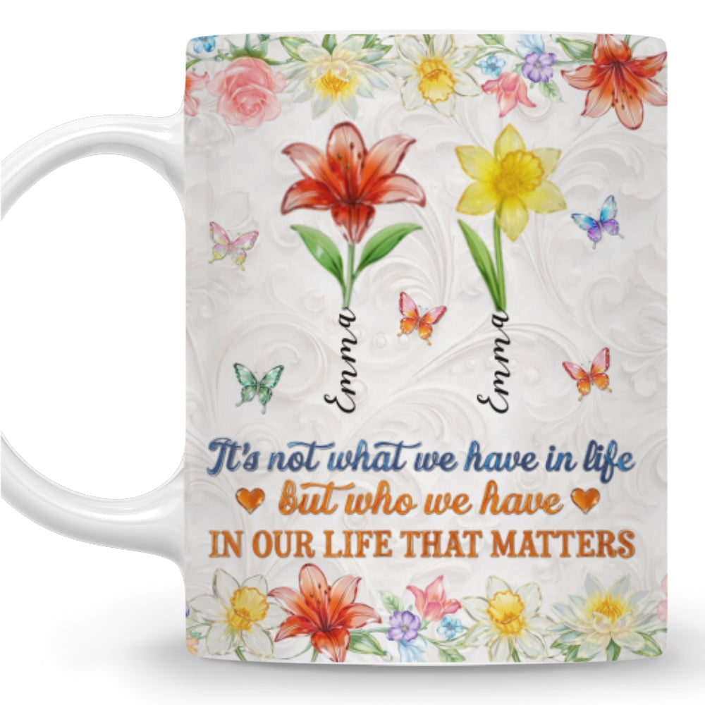 Custom Best Friend, Christmas & Birthday Friendship Keepsake Gift • Signature Friends - Personalized Coffee Mug