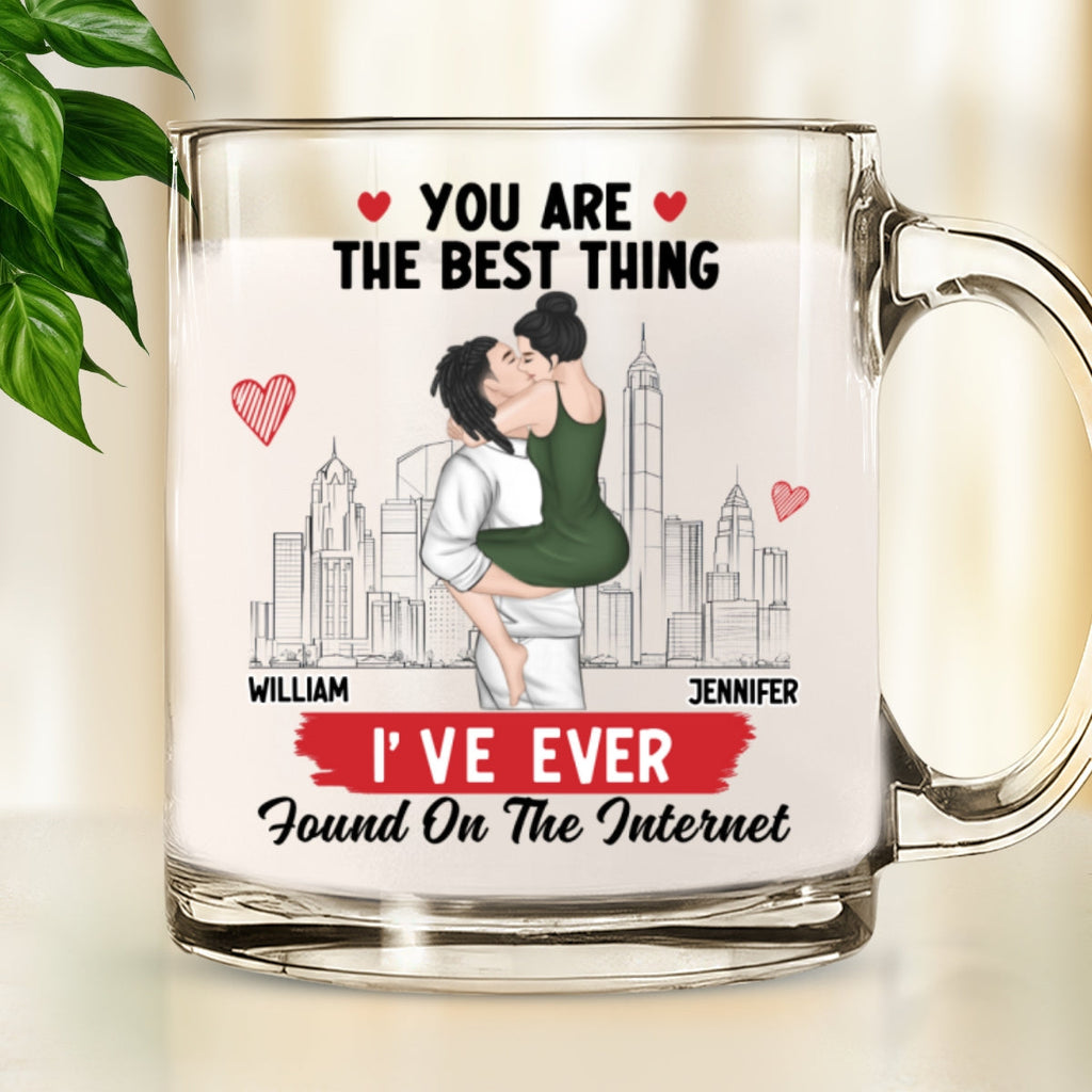 Custom Anniversary Keepsake Gifts For Couple • You Are The Best - Personalized Glass Mug
