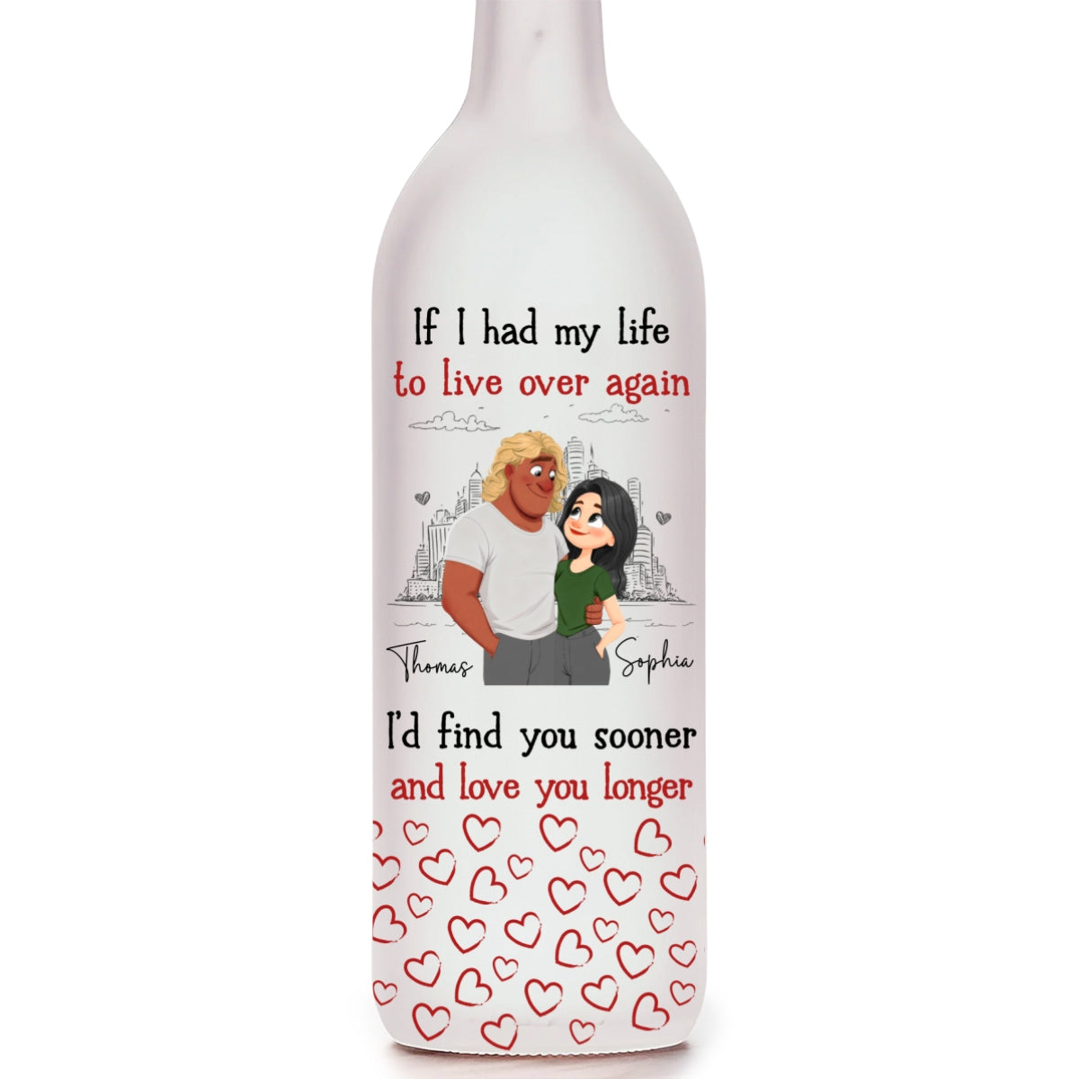 Love You So Much - Personalized Bottle Lamp