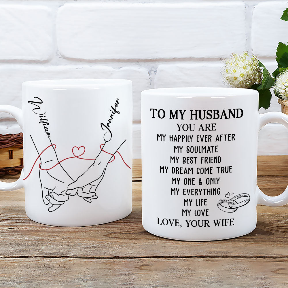 Custom Anniversary Keepsake Gifts For Couple • My Life My Love - Personalized Coffee Mug