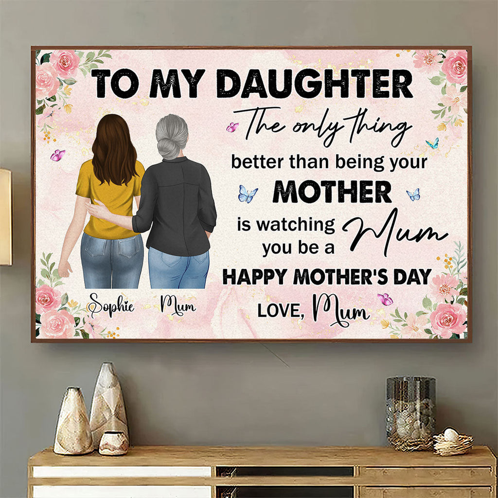 From Mother To Mum - Personalized Poster