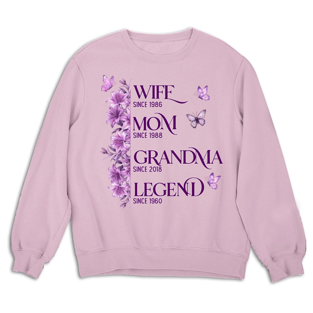 Custom Mother's Day Gift for Mom & Grandma • Wife Mom Grandma Legend - Personalized Shirt