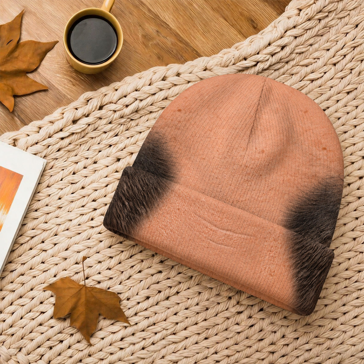 Funny Baldie - Personalized Knit Beanie Hat