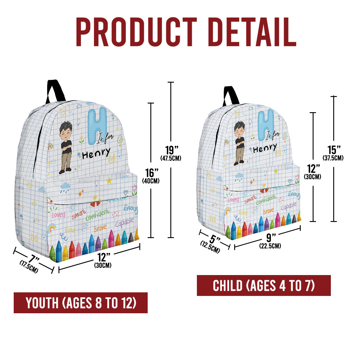 Back To School - Personalized Backpack