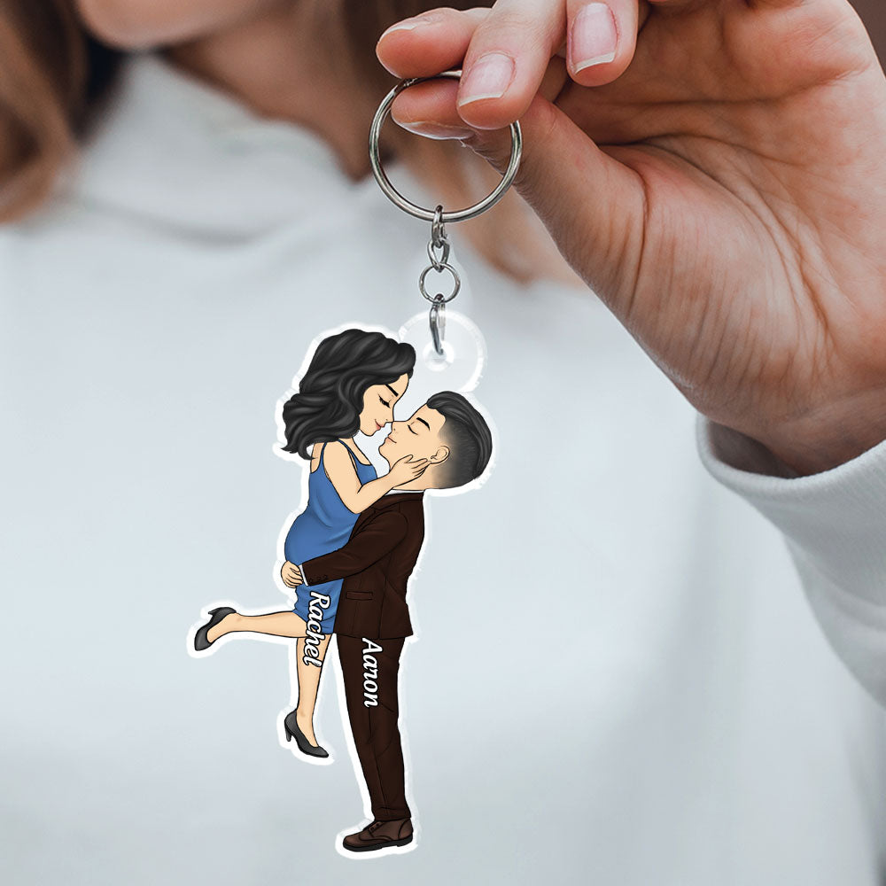 I Love You - Personalized Acrylic Keychain