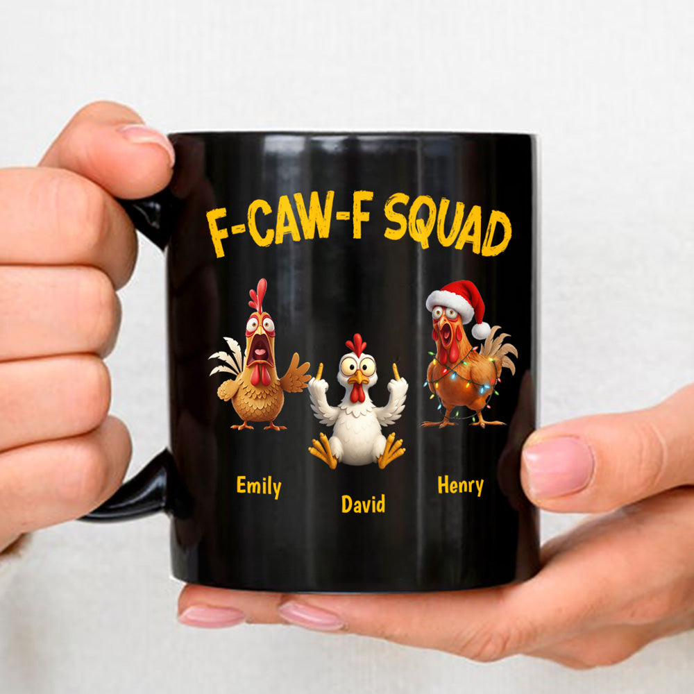 Custom Coworker, Christmas & Birthday Team Appreciation Gift • FCAWF Squad 2 - Personalized Coffee Mug